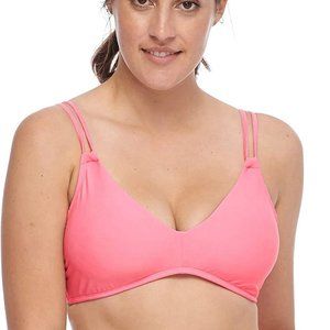 Body Glove Women's Standard Smoothies Pezie Solid Underwire D, Dd Cup Bikini Top